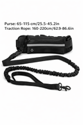 Hands-Free Dog Leash for Running – Shock Absorbing Waist Belt with Bungee Lead – Jogging Leash for Medium & Large Dogs